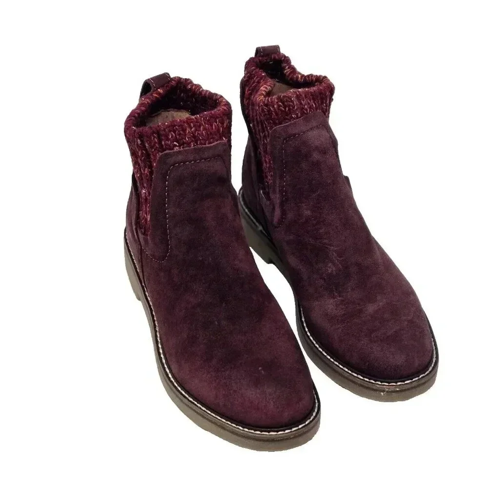 Comfortiva Rawnie mosto red Oiled Cow Suedewomen's size 8 W